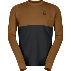Maglia maniche lunghe Scott Trail Storm Warm Light - Marrone
