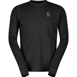 Maglia maniche lunghe Scott Trail Storm Warm Light - Nero