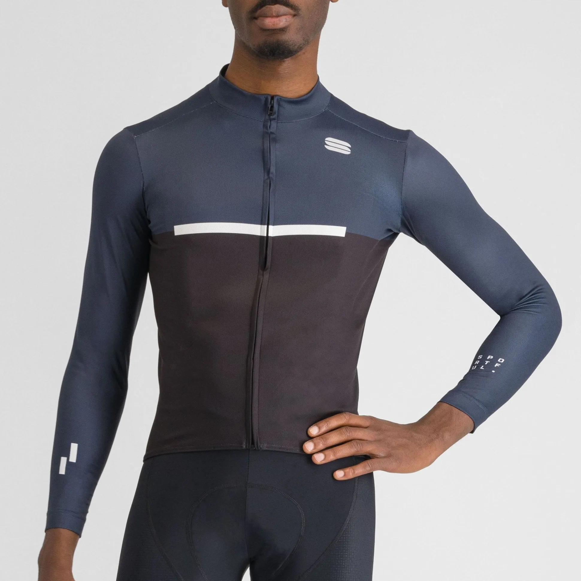 Maglia maniche lunghe Sportful Pista - Nero blu