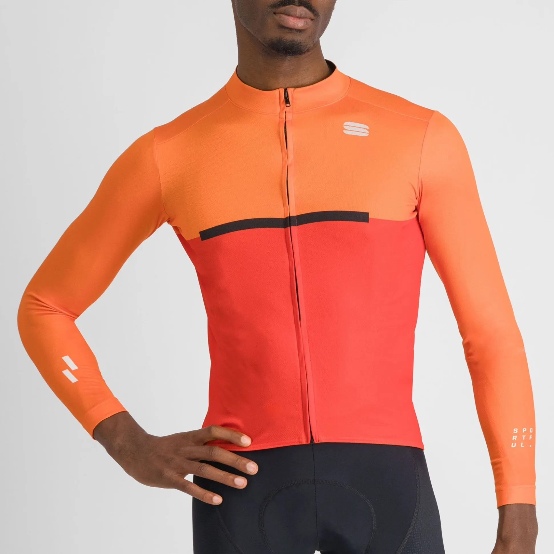 Maglia maniche lunghe Sportful Pista - Arancio