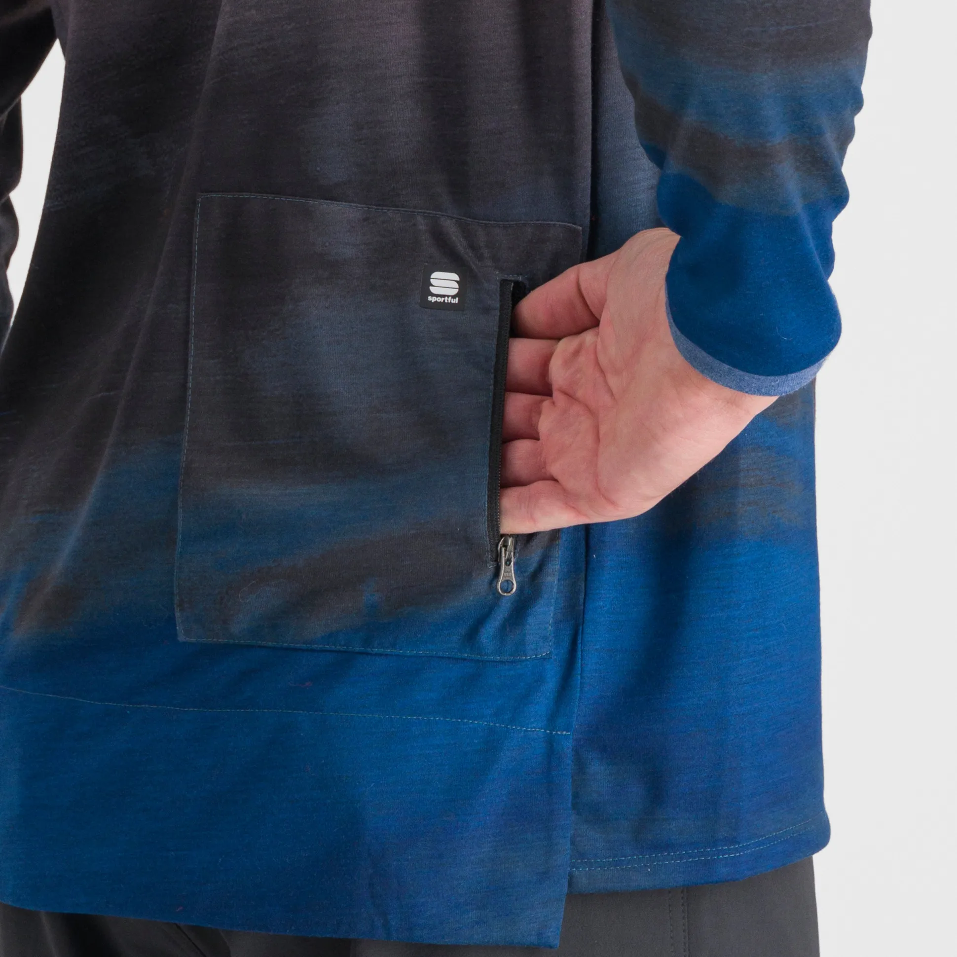 Maglia maniche lunghe Sportful Flow Giara - Blu