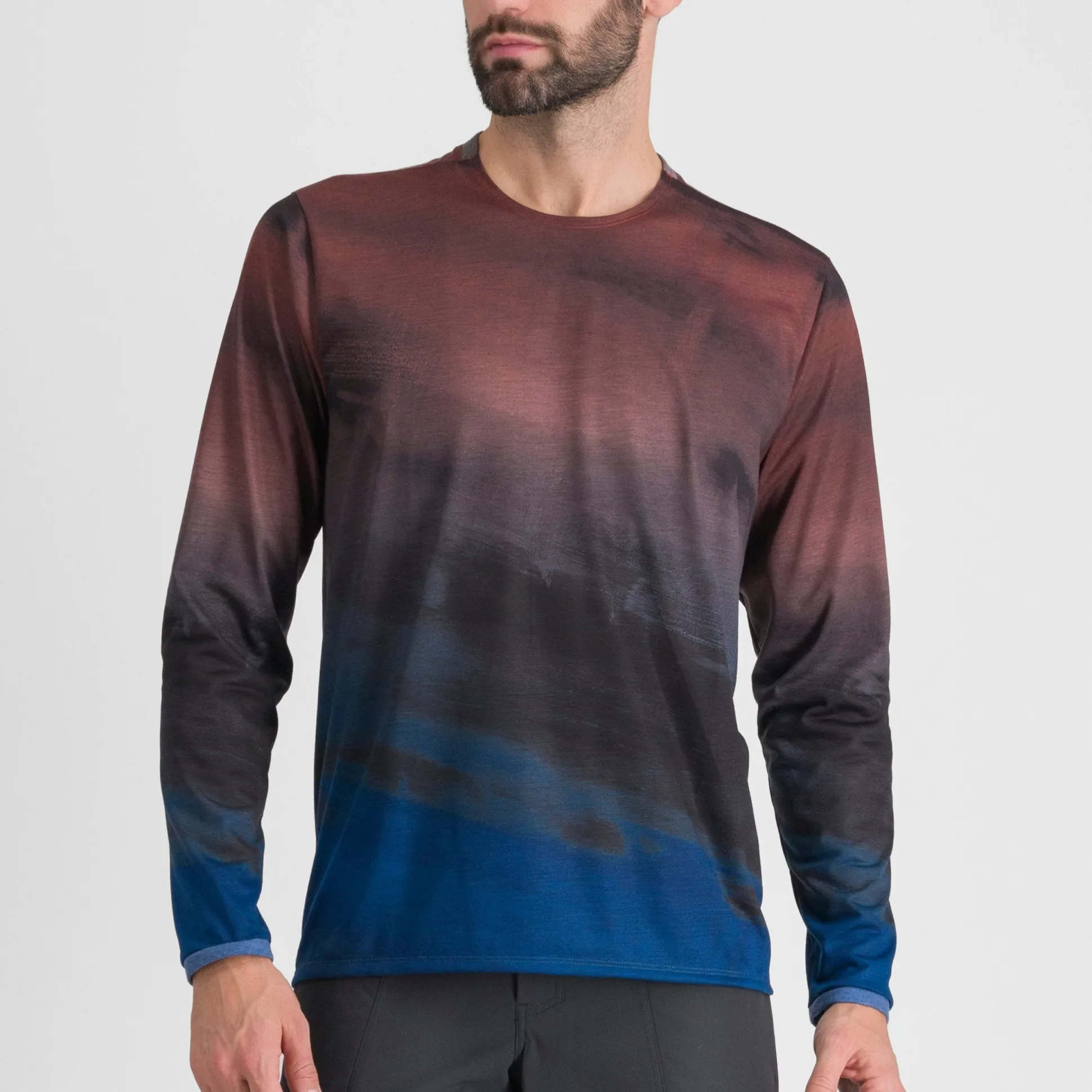 Maglia maniche lunghe Sportful Flow Giara - Blu