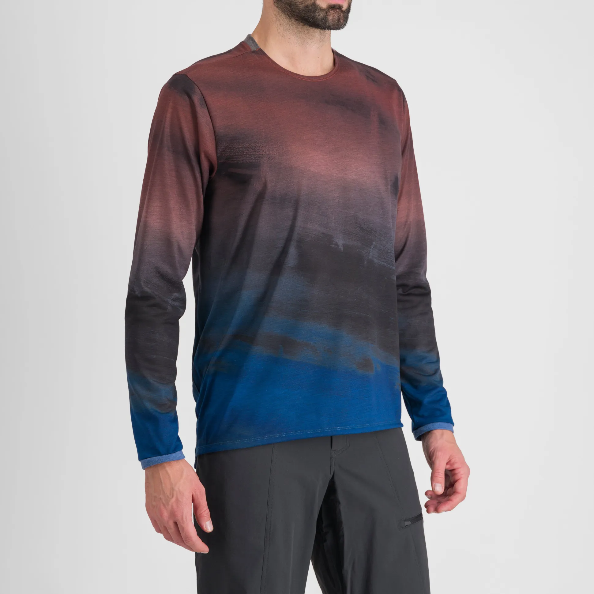 Maglia maniche lunghe Sportful Flow Giara - Blu