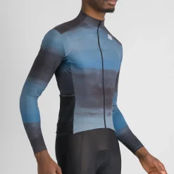 Maglia maniche lunghe Sportful Flow Supergiara - Azzurro