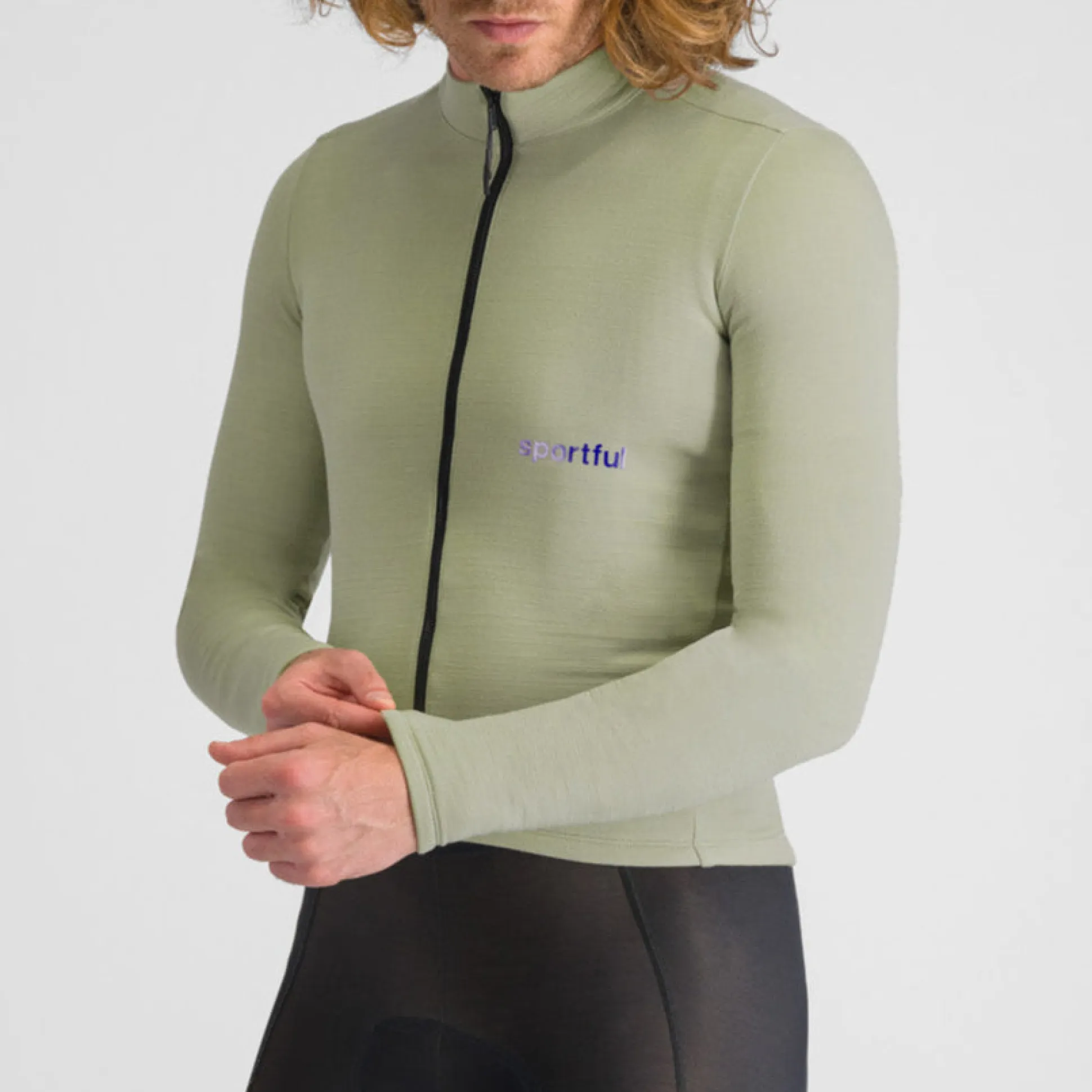 Maglia maniche lunghe Sportful Supergiara Wool - Verde