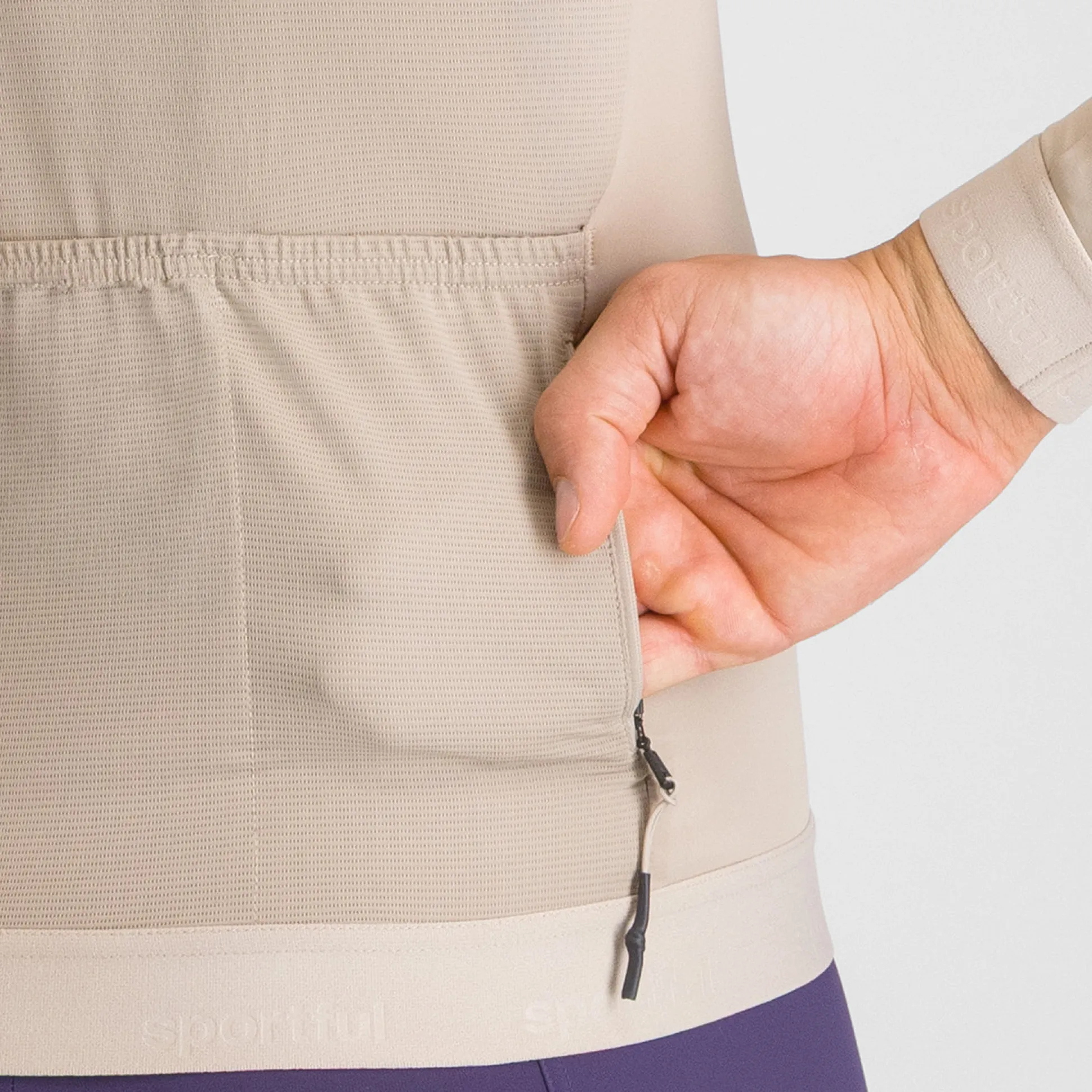 Maglia maniche lunghe Sportful Srk - Beige