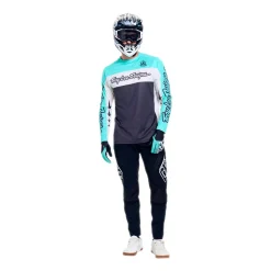 Maglia maniche lunghe Troy Lee Designs Yo Moto - Nero azzurro