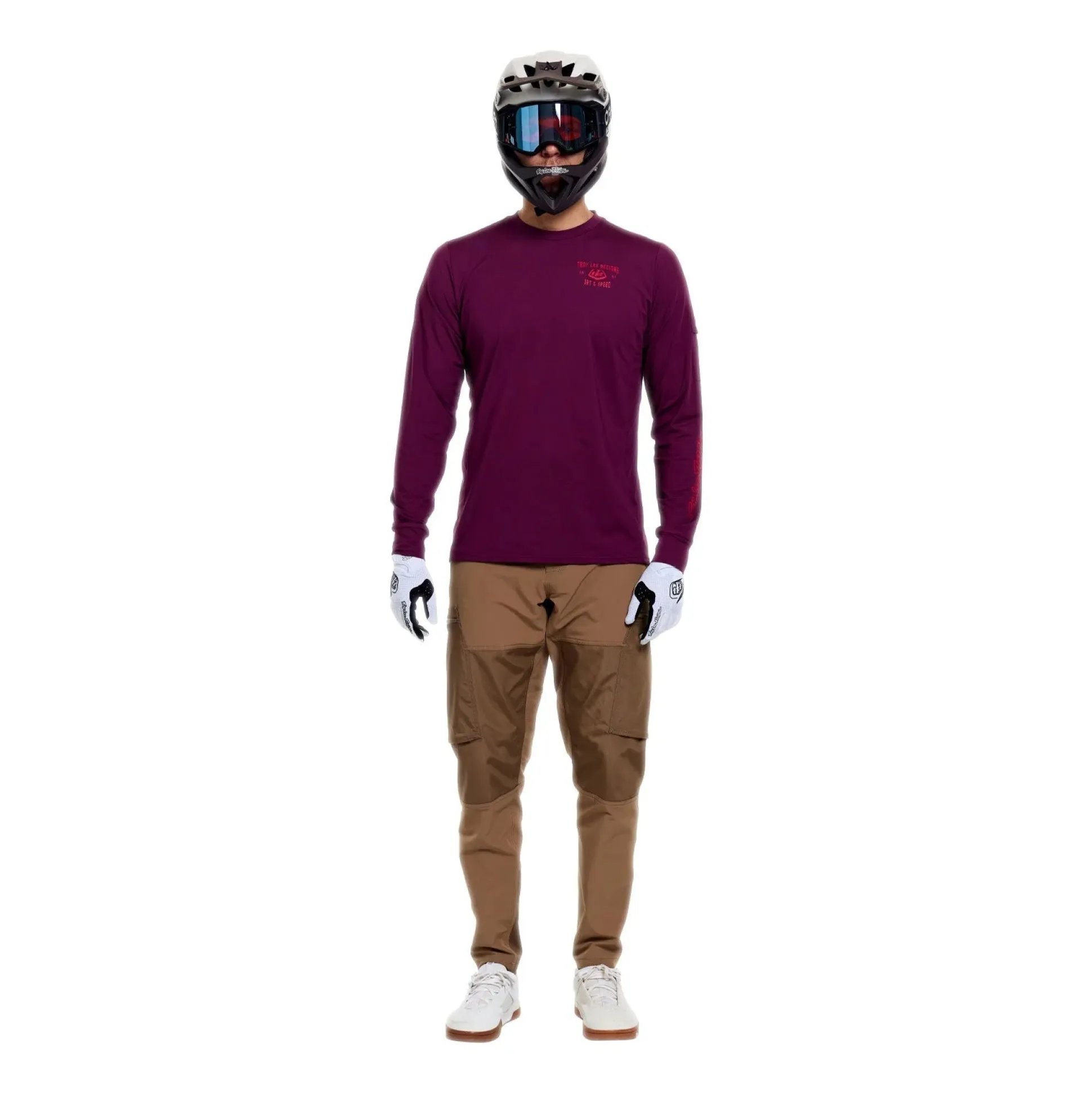 Maglia maniche lunghe Troy Lee Designs Ruckus Ride - Viola