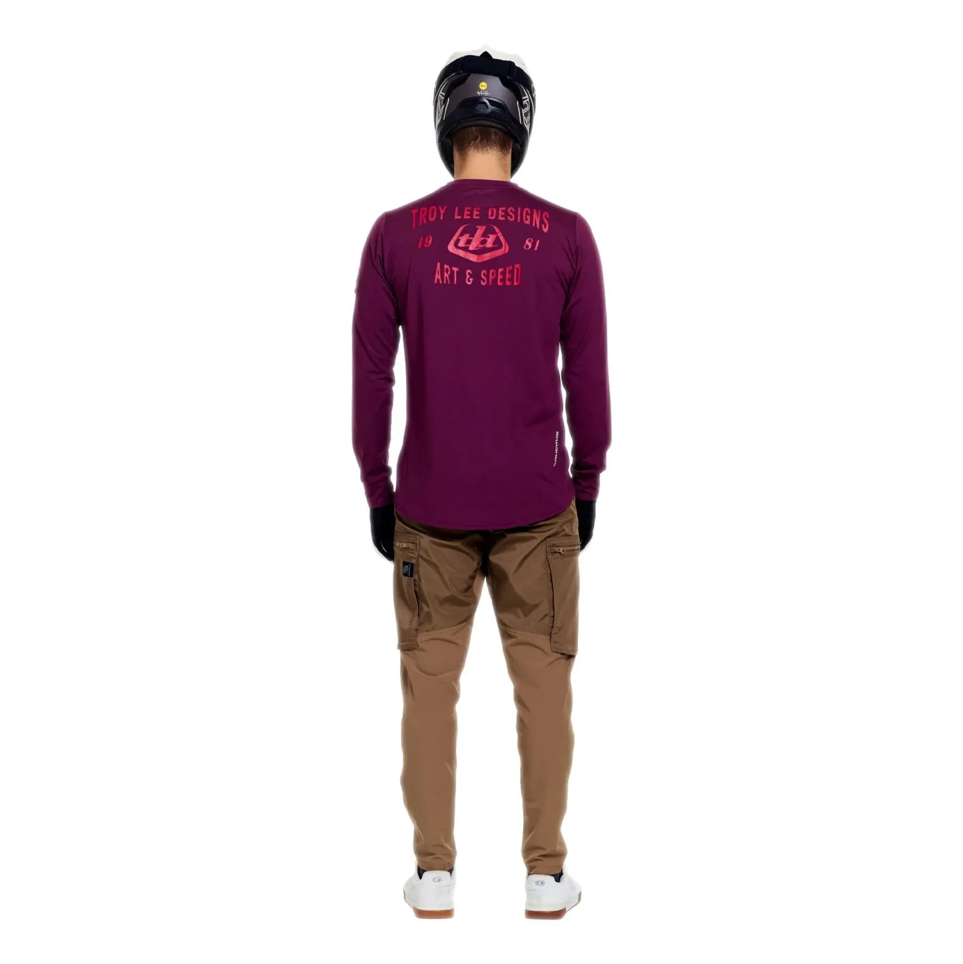 Maglia maniche lunghe Troy Lee Designs Ruckus Ride - Viola