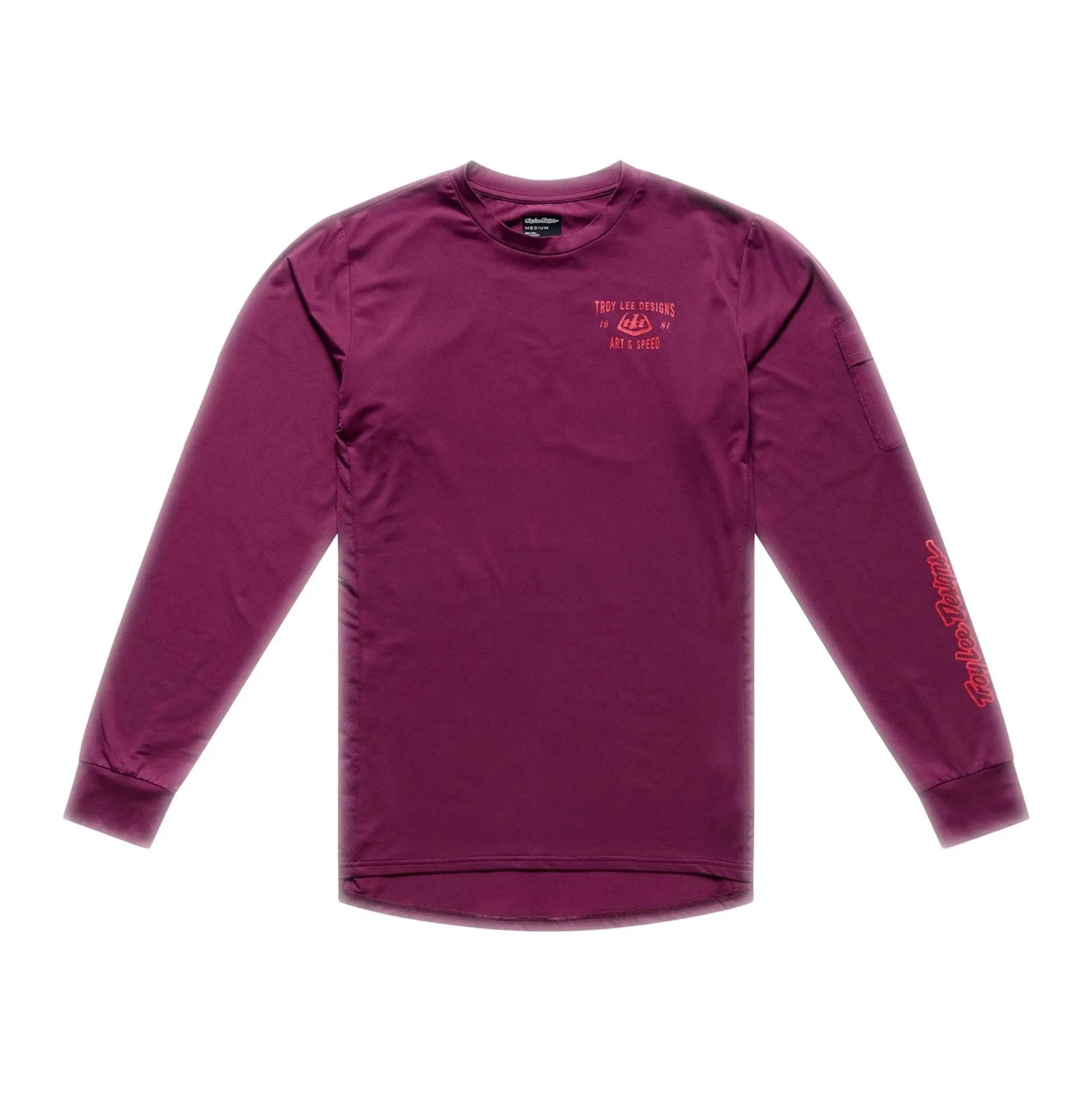 Maglia maniche lunghe Troy Lee Designs Ruckus Ride - Viola