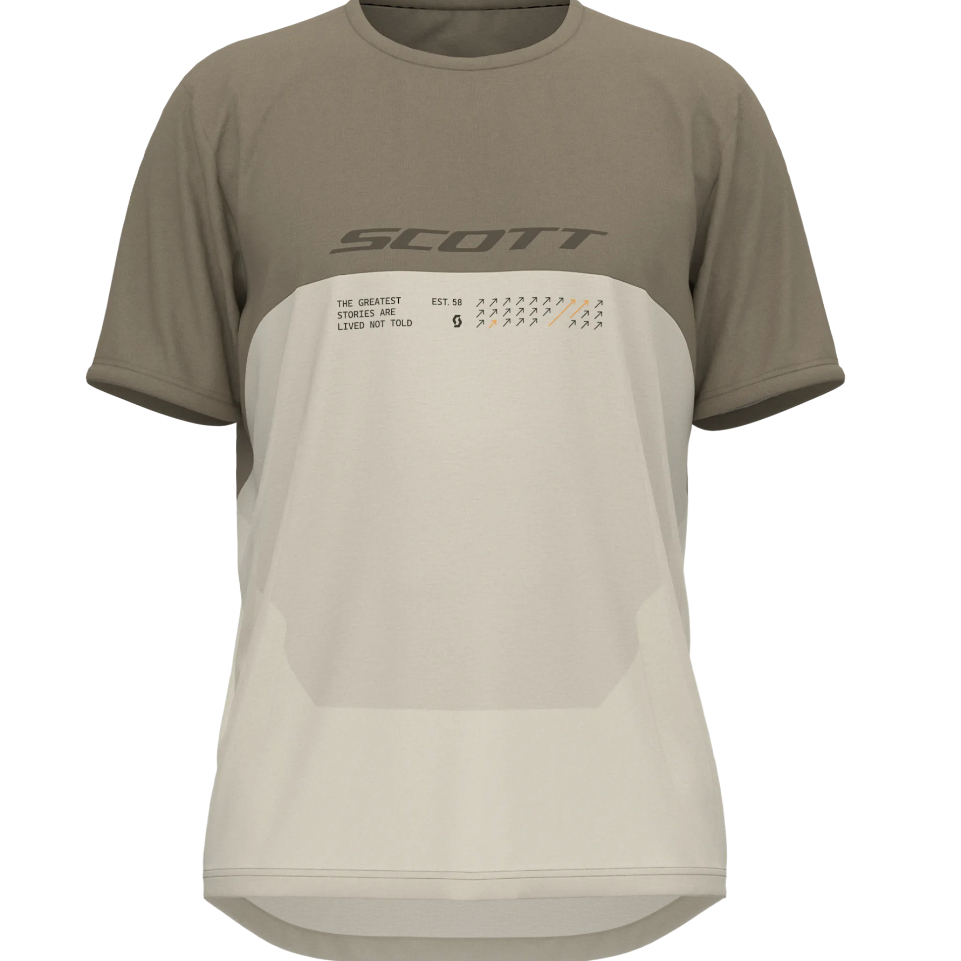 Maglia mtb Scott Trail Vertic DRI - Beige