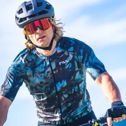 Maglia Northwave Blade Flower - Blu