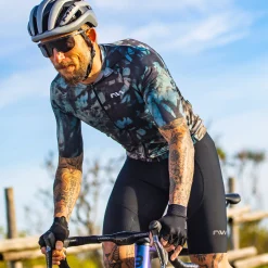 Maglia Northwave Blade Flower - Blu