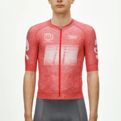 Maglia Pas Normal Studios Mechanism Logo AOP RTN - Rosso