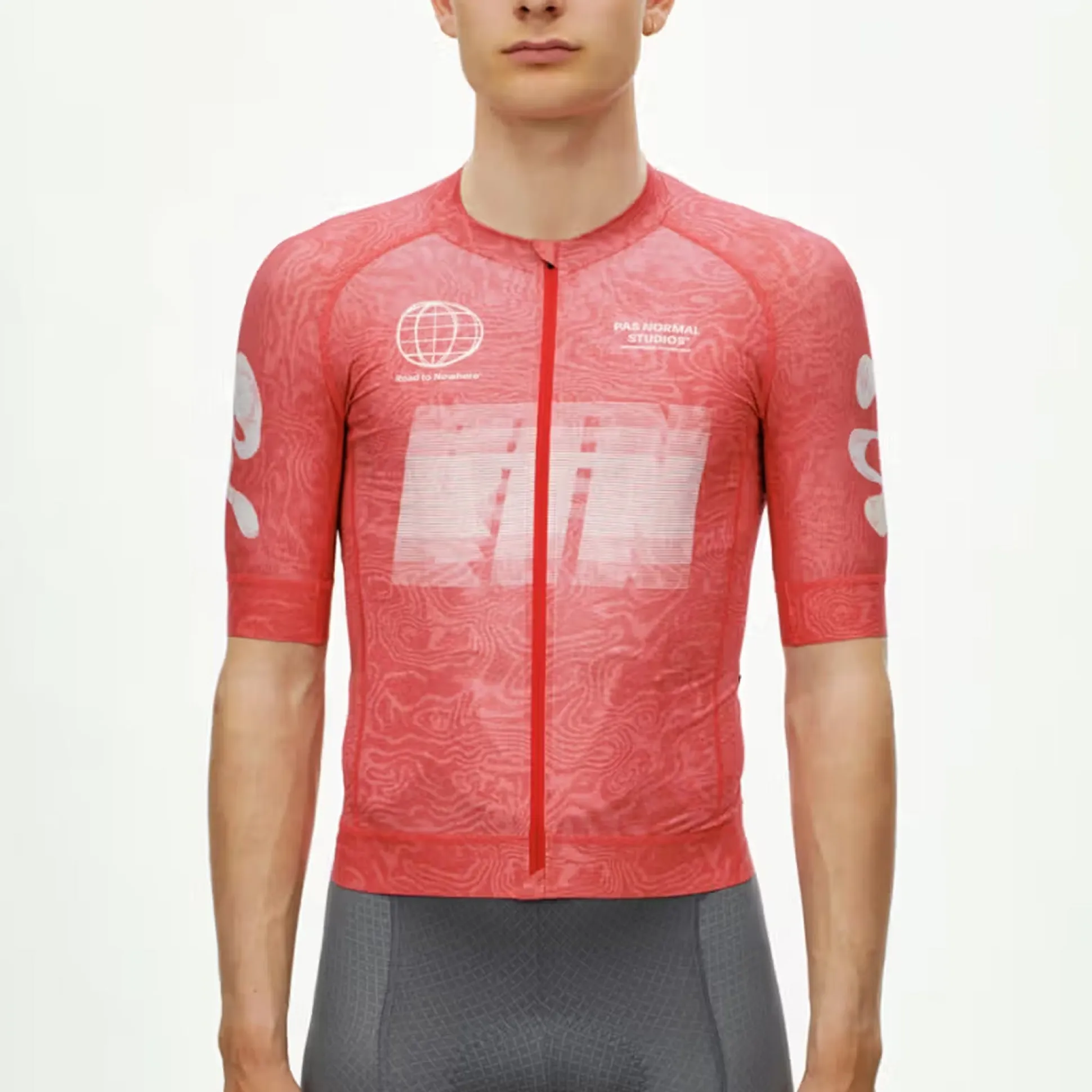 Maglia Pas Normal Studios Mechanism Logo AOP RTN - Rosso