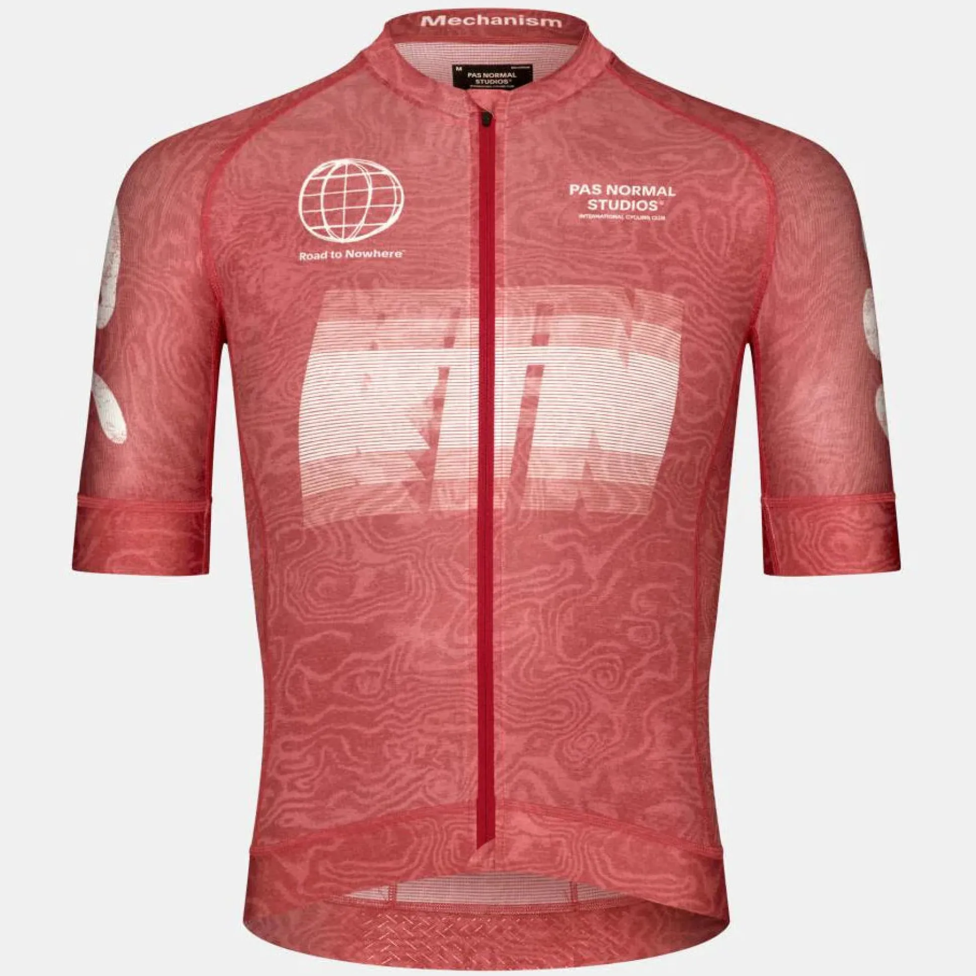 Maglia Pas Normal Studios Mechanism Logo AOP RTN - Rosso