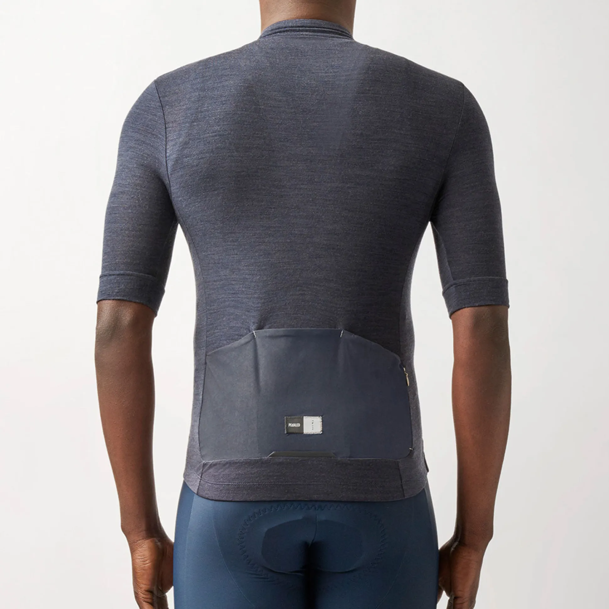Maglia Pedaled Essential Merino - Blu