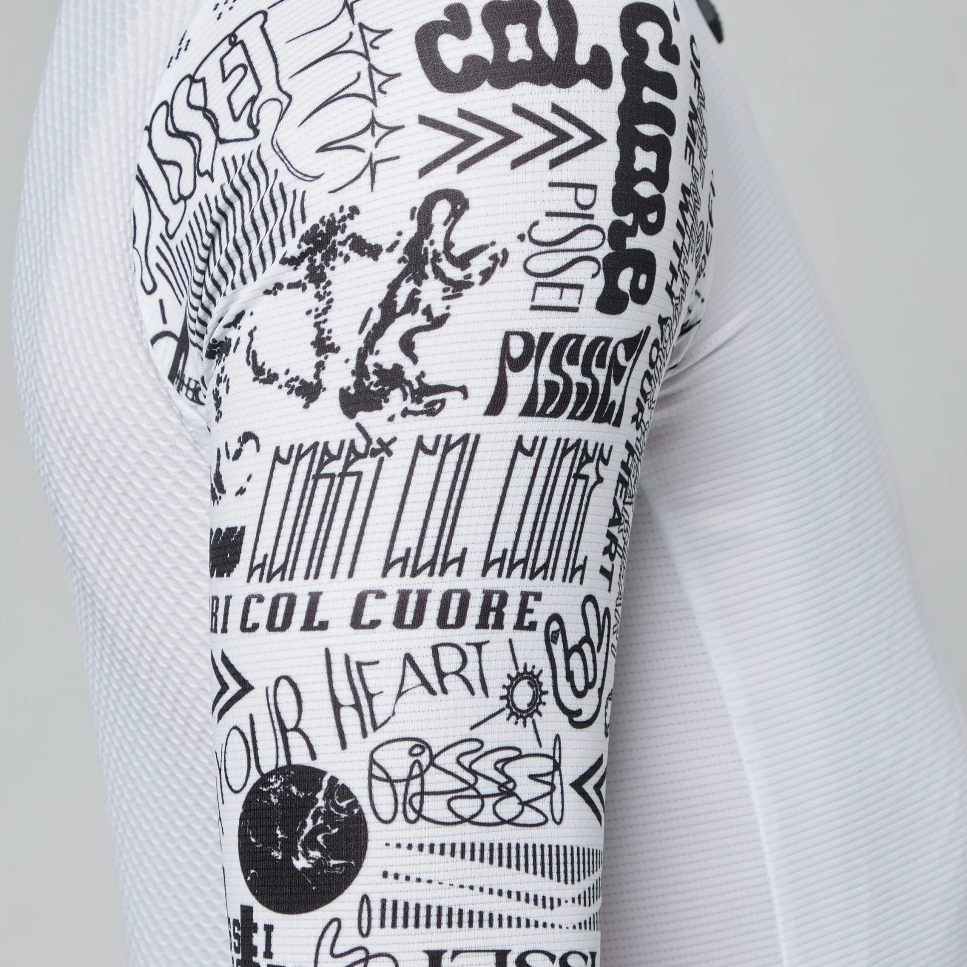 Maglia Pissei Prime - Bianco nero