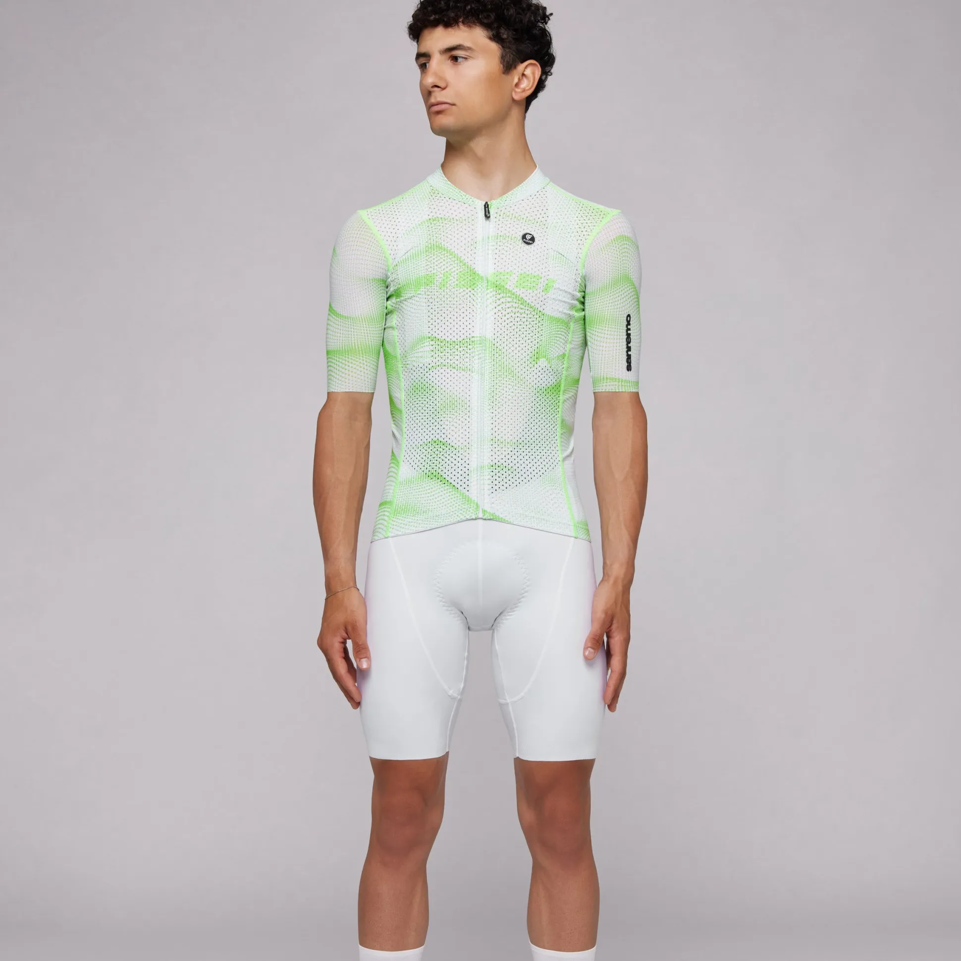 Maglia Pissei Sanremo - Bianco verde
