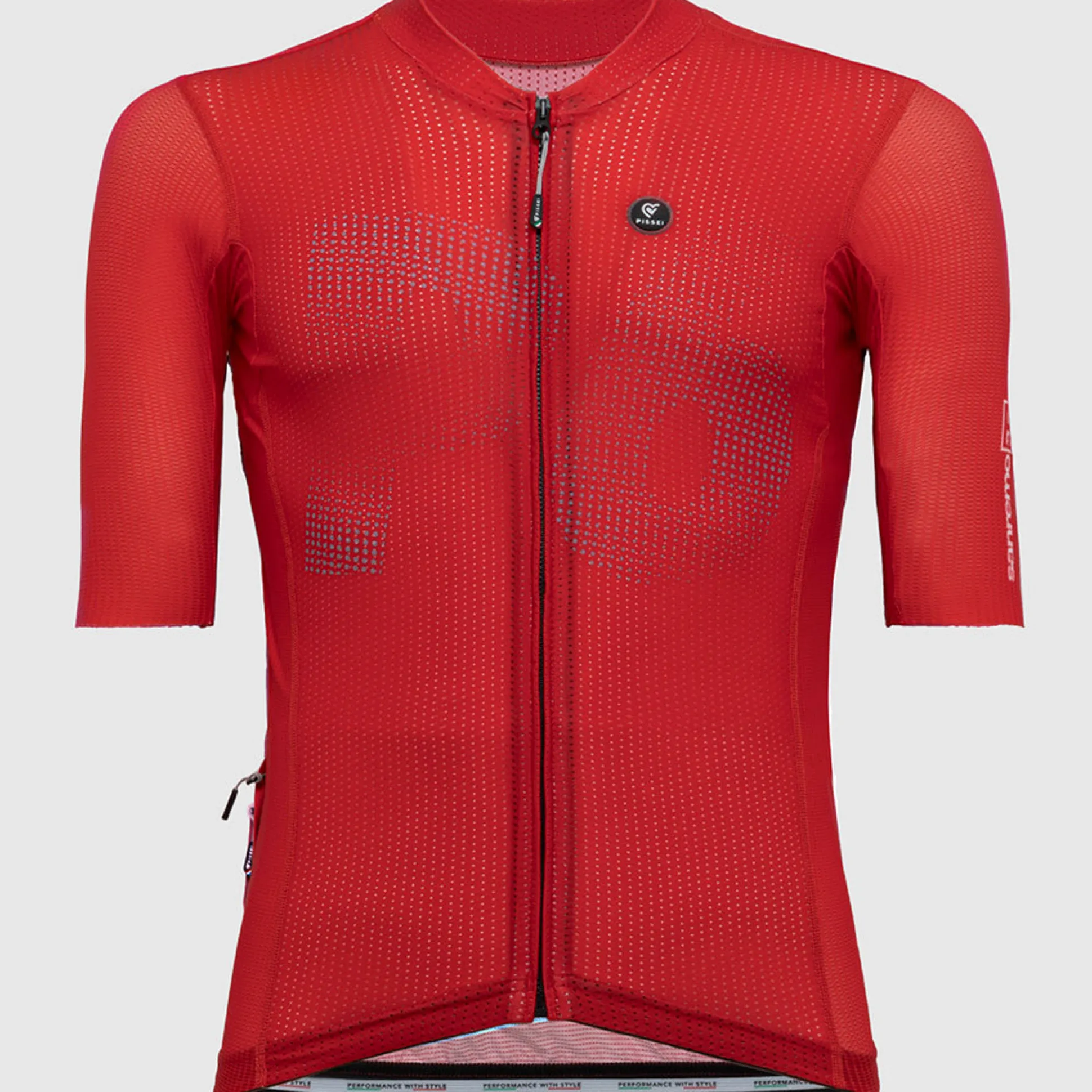 Maglia Pissei Sanremo - Rosso grigio
