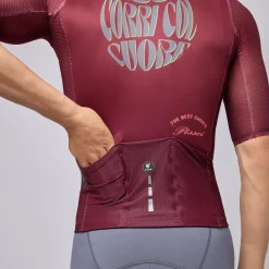 Maglia Pissei Thunder - Bordeaux