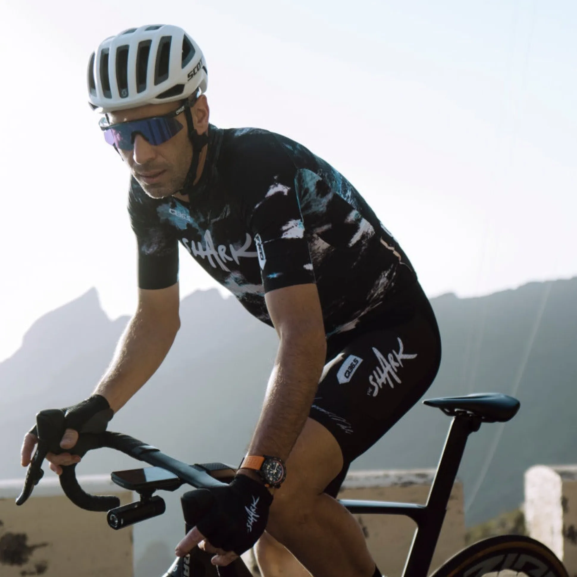 Maglia Q36.5 Gregarius Pro Nibali - Ocean