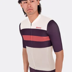 Maglia Santini Bengal - Bordeaux