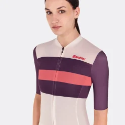 Maglia Santini Bengal - Bordeaux