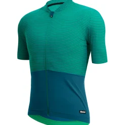 Maglia Santini Color Riga - Verde