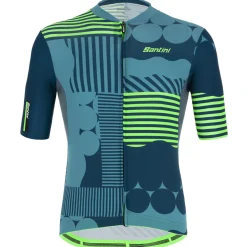 Maglia Santini Delta Optic - Verde