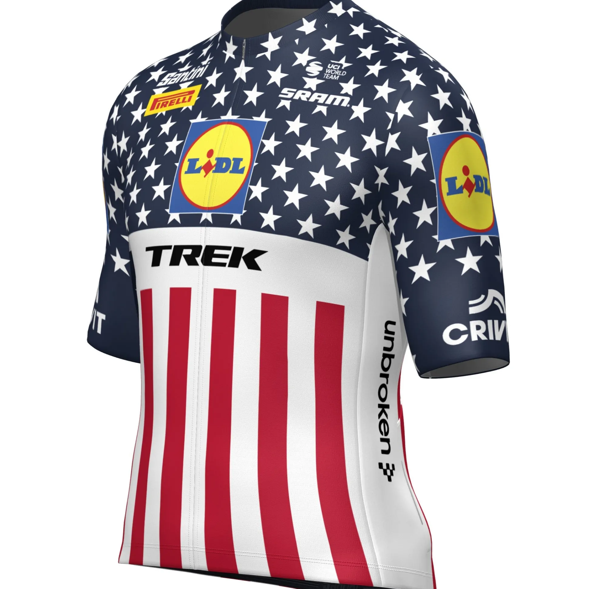 Maglia Santini Lidl Trek 2025 - Campione USA