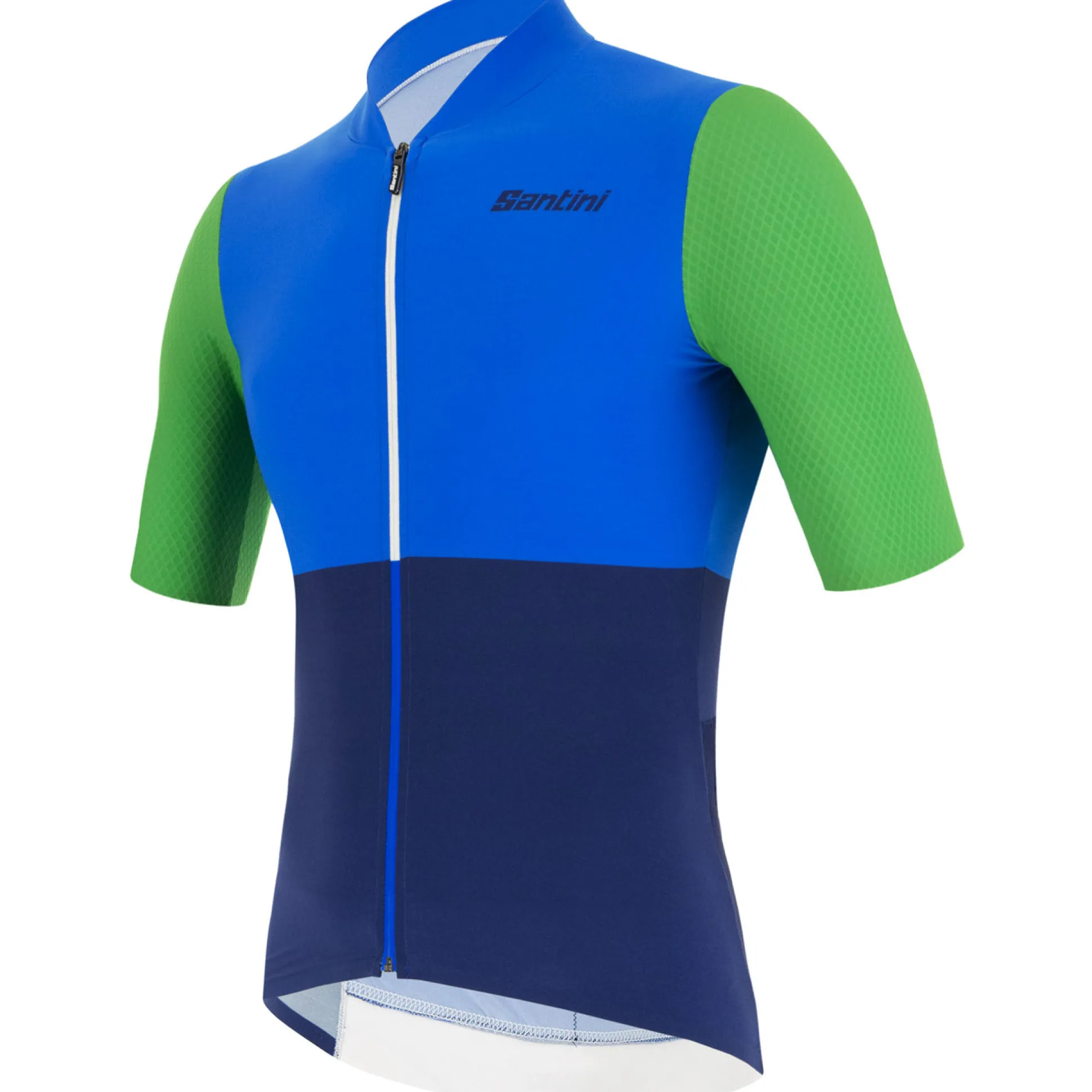 Maglia Santini Redux Istinto - Blu verde