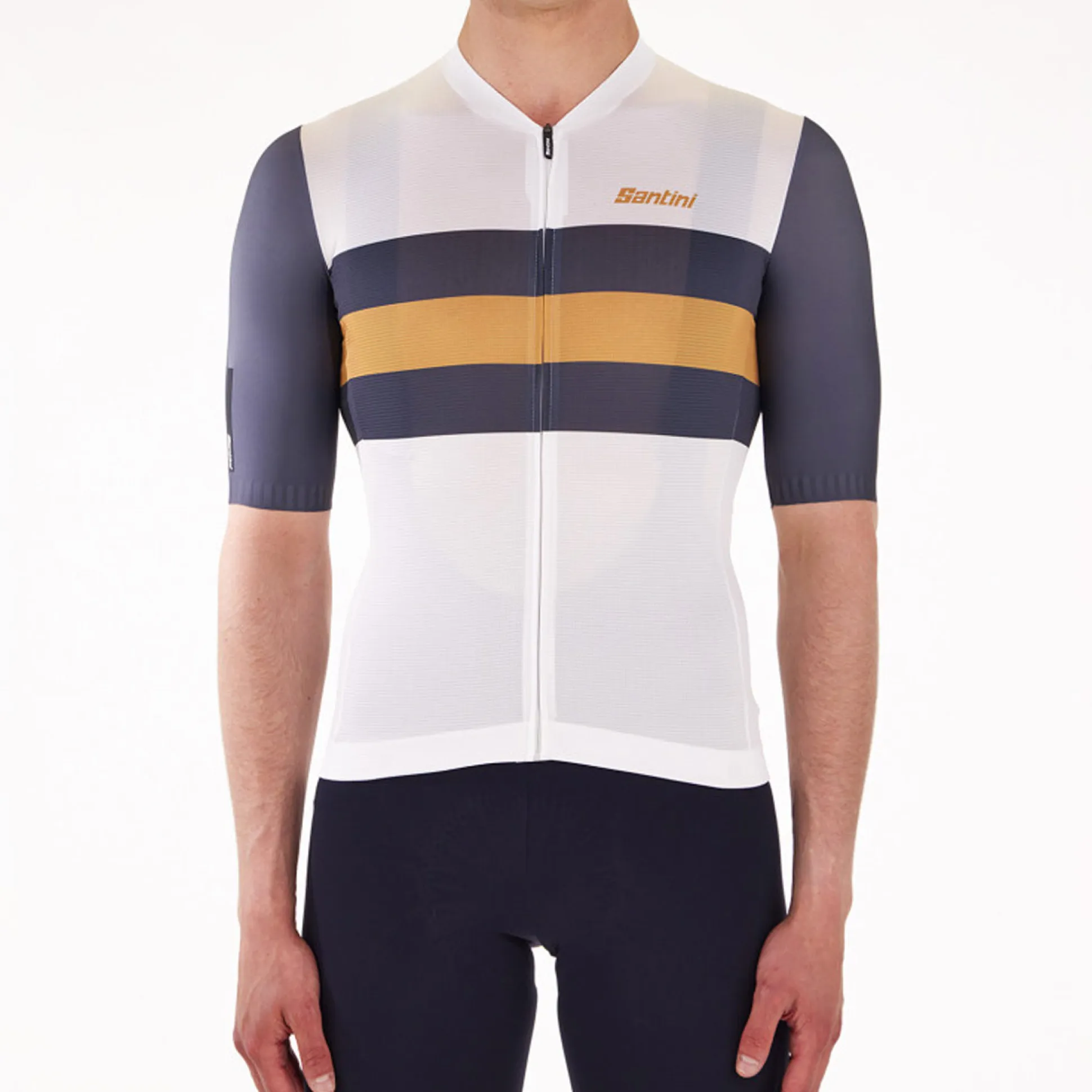 Maglia Santini Sleek Bengal - Bianco