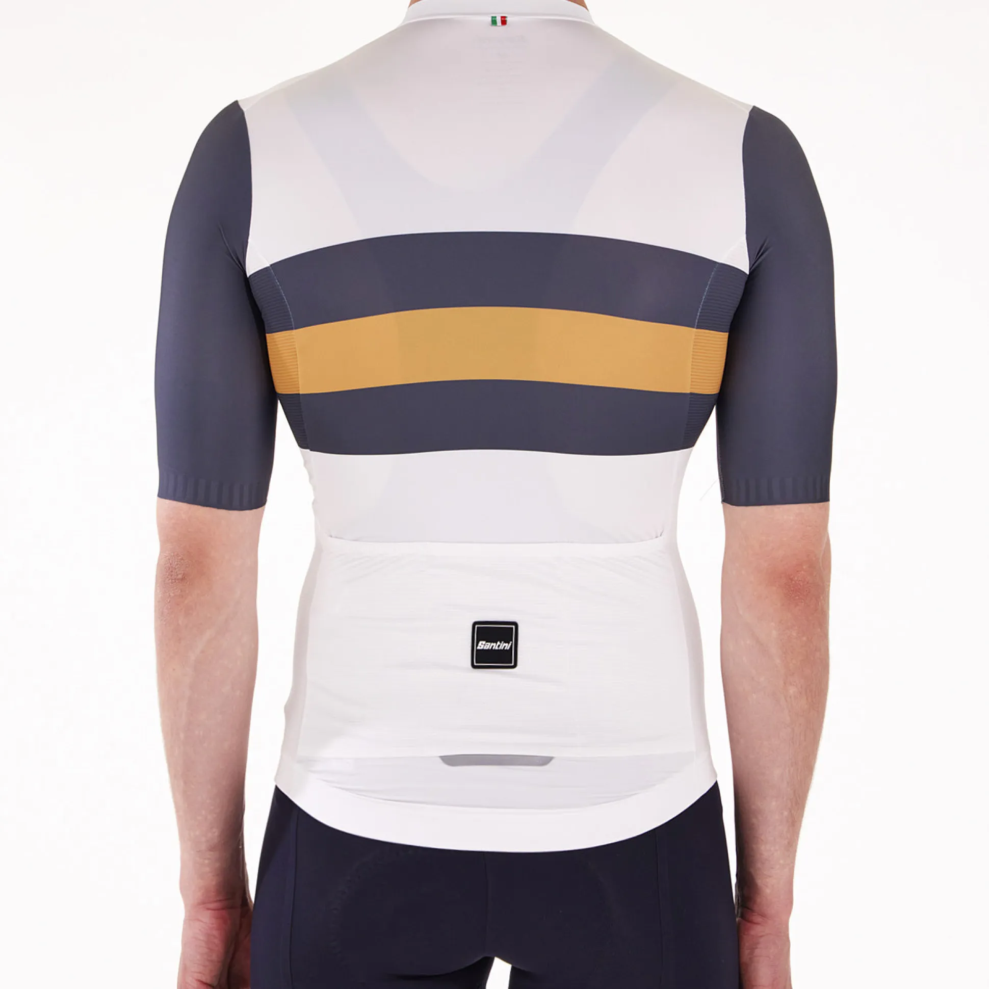 Maglia Santini Sleek Bengal - Bianco
