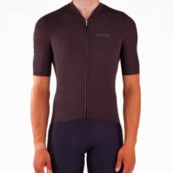 Maglia Santini Stone - Marrone