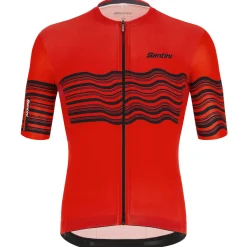 Maglia Santini Tono Profilo - Rosso