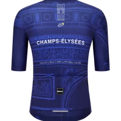 Maglia Santini Tour de France Arc de Triomphe - Blu