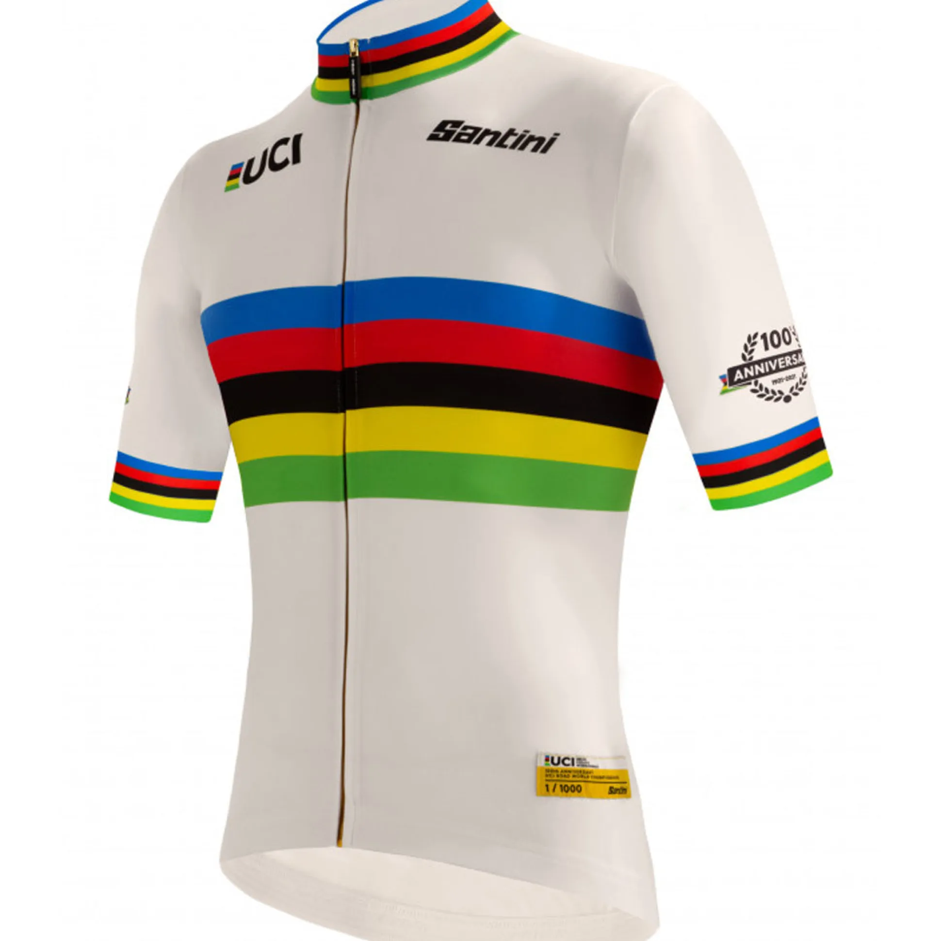 Maglia Santini UCI Road 100 Gold