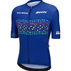 Maglia Santini UCI World Championship Zurigo 2024 - Blu