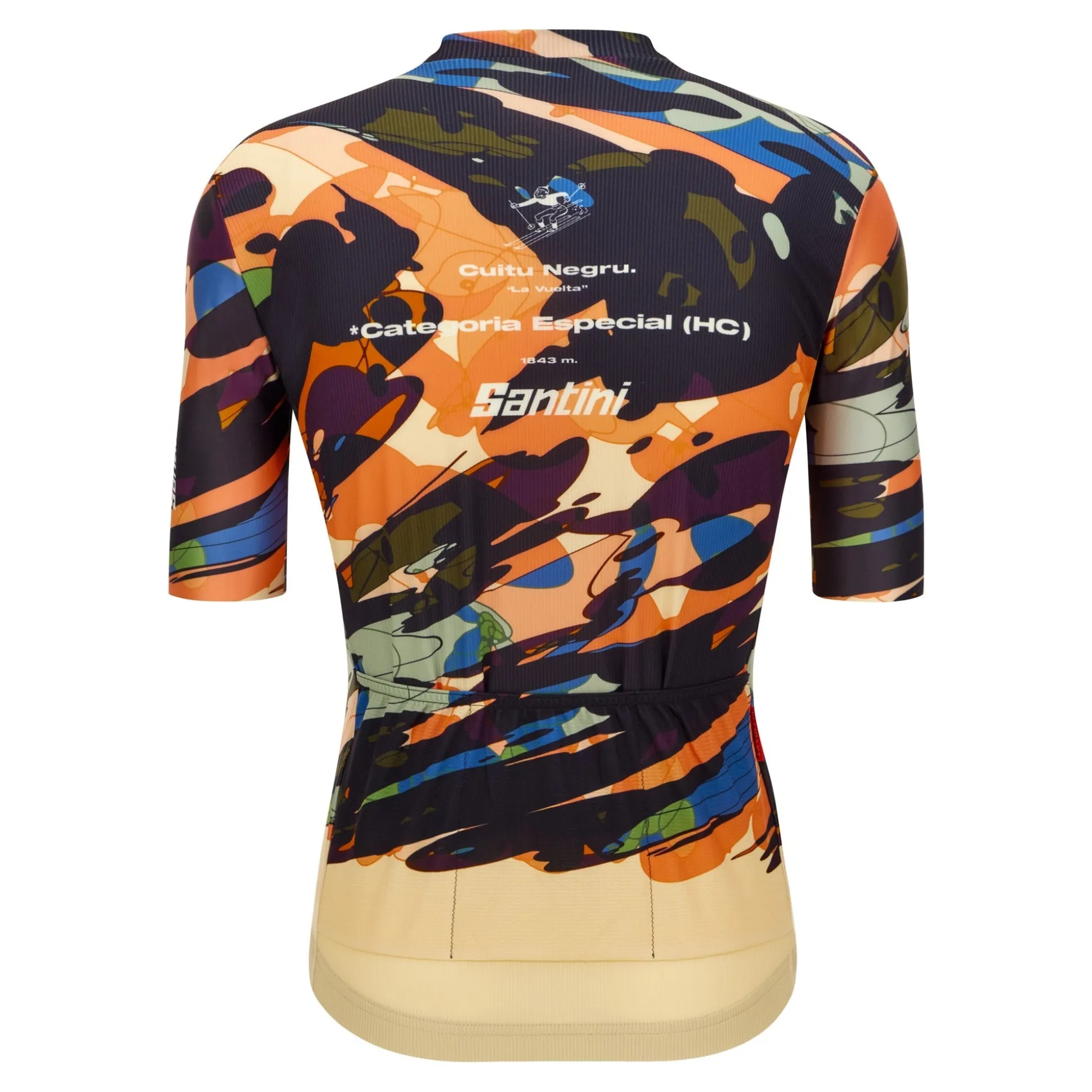 Maglia Santini Vuelta Espana 2024 - Cuitu Negru