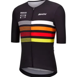 Maglia Santini x PIRELLI Tape - Nero