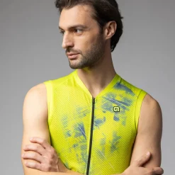 Maglia senza maniche Ale PR-E Mirror - Giallo