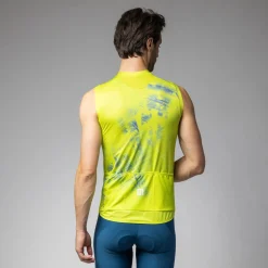 Maglia senza maniche Ale PR-E Mirror - Giallo