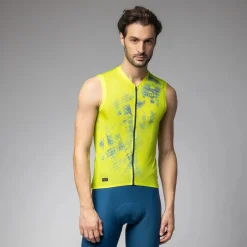 Maglia senza maniche Ale PR-E Mirror - Giallo