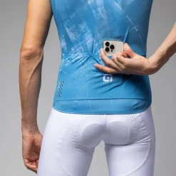 Maglia senza maniche Ale PR-E Mirror - Azzurro