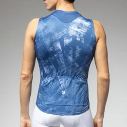 Maglia senza maniche Ale PR-E Mirror - Blu