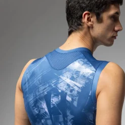 Maglia senza maniche Ale PR-E Mirror - Blu