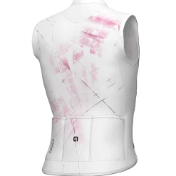 Maglia senza maniche Ale PR-E Mirror - Bianco rosa