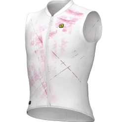 Maglia senza maniche Ale PR-E Mirror - Bianco rosa