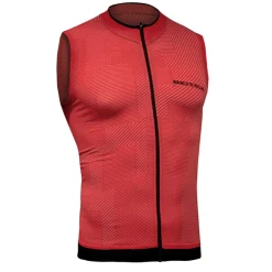 Maglia senza maniche Biotex Soffio - Rosso nero